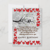 Carte Oiseaux (Devant)