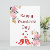 Carte Oiseaux   (Debout devant)