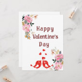 Carte Oiseaux   (Devant/Arrière en situation)