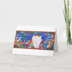 Carte Oiseaux, animaux et Plantes floraux (à droite) Jak