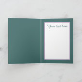 Carte Oiseaux d'amour mignons Mariage ajouter texte (Intérieur)