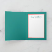 Carte Oiseaux d'amour mignons Mariage ajouter texte  (Intérieur)