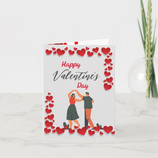Carte Oiseaux de la Saint-Valentin (Devant)
