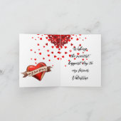 Carte Oiseaux de la Saint-Valentin (Intérieur)