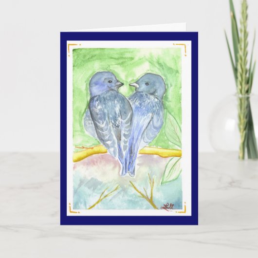 Carte Oiseaux de l'amour (Devant)