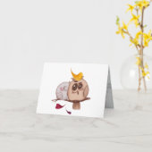 Carte Oiseaux de l'amour (Fleur jaune)