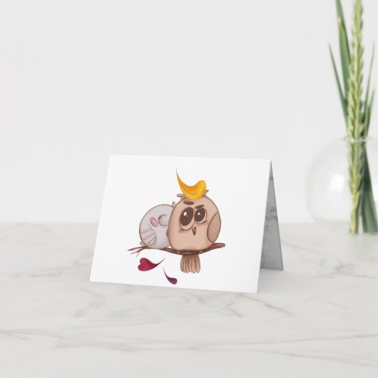 Carte Oiseaux de l'amour (Devant)