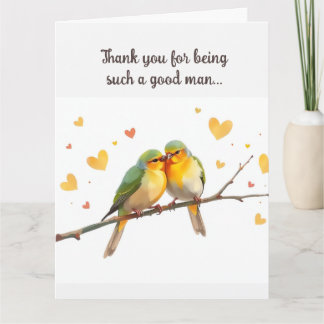 Carte Oiseaux de l'amour modifiables