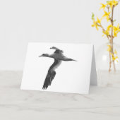 Carte Oiseaux de mer abstraits (Fleur jaune)