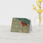 Carte Oiseaux de neige (Fleur jaune)