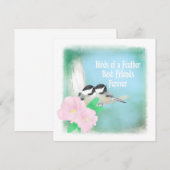 Carte Oiseaux d'une plume Meilleurs amis pour toujours (Devant / Derrière)
