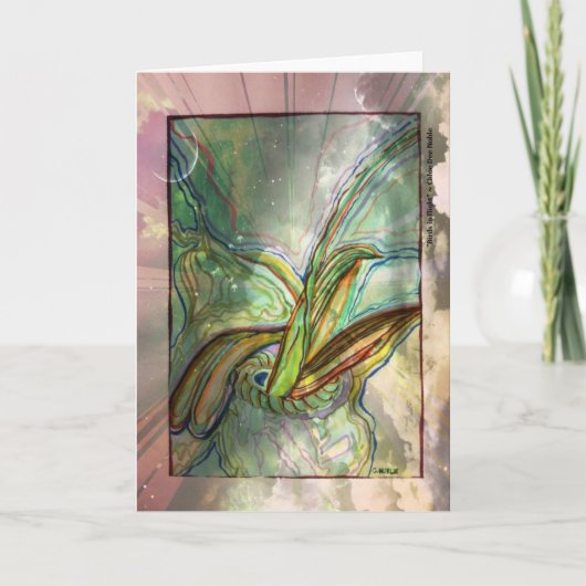 Carte "Oiseaux en vol" (Devant)