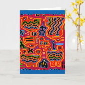 Carte Oiseaux Fous à Deux Têtes (Fleur jaune)