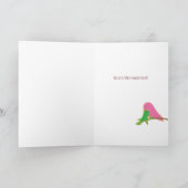 Carte Oiseaux mère et enfant (Intérieur)