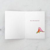 Carte Oiseaux mère et enfant (Intérieur)