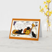 Carte Oiseaux noirs (Fleur jaune)