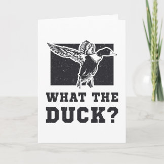 Carte Oiseaux observer ce que le canard Vintage oiseaux