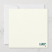 Carte Oiseaux Whimsical Fun Unique Puissance Florale (Dos)