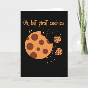 Carte Ok, mais les premiers cookies. Amateur de biscuits