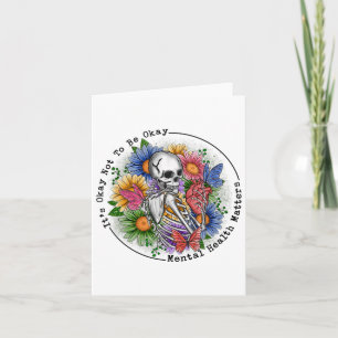 Carte OK Ne Pas Être D'Accord Santé Mentale Sensibilisat