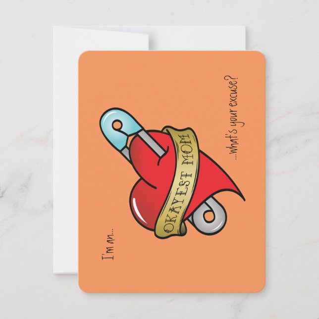 Carte Okayest Maman (Devant)