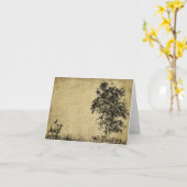 Carte Ol Tree, Sheep & Crow-Prim Lil Note (Fleur jaune)