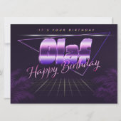 Carte Olaf Prénom Date de naissance (Devant)