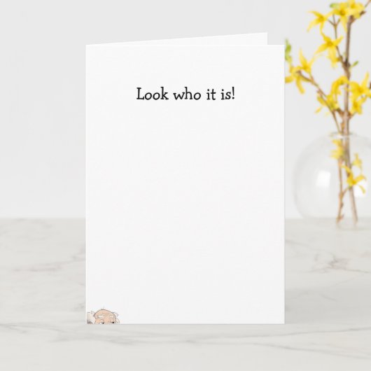 Carte Old Geezer Age Burn (Fleur jaune)