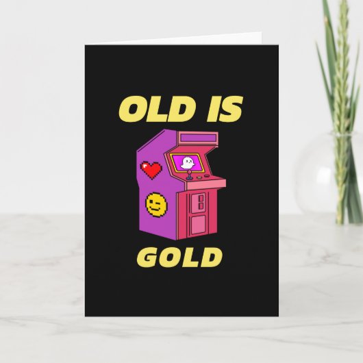 Carte Old is Gold Gamer (Devant)