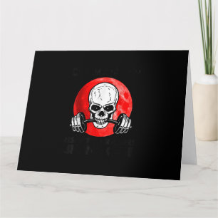 Carte Old Man Gym Respect Your Elders Lifting Club Skull