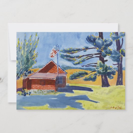 Carte Old Schoolhouse, Ryders | George Luks (Devant)