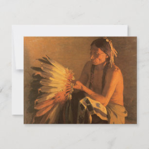 Carte Old War Bonnet par Joseph Henry Sharp