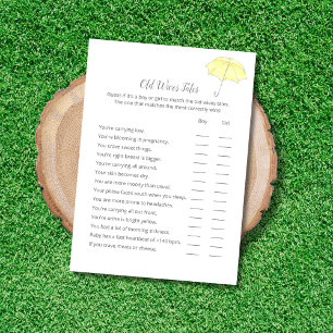 Carte Old Wives Tales Baby Sprinkt Game Card