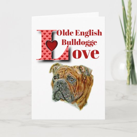 Carte Olde English Bulldogge (Devant)