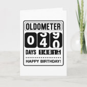 Carte Oldometer 40e Anniversaire (Devant)