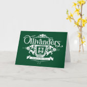 Carte OLIVANDERS™ Makers of Fine Wands (Fleur jaune)