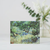 Carte Olive Grove par Vincent van Gogh (Debout devant)