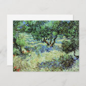 Carte Olive Grove par Vincent van Gogh (Devant / Derrière)
