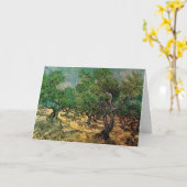 Carte Olive Grove par Vincent van Gogh (Fleur jaune)