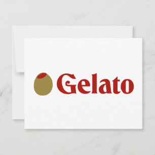 Carte Olive (I Love) Gelato
