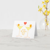 Carte Olive Me Aime Olive Toi (Fleur jaune)