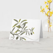 Carte Olive notecard (Fleur jaune)