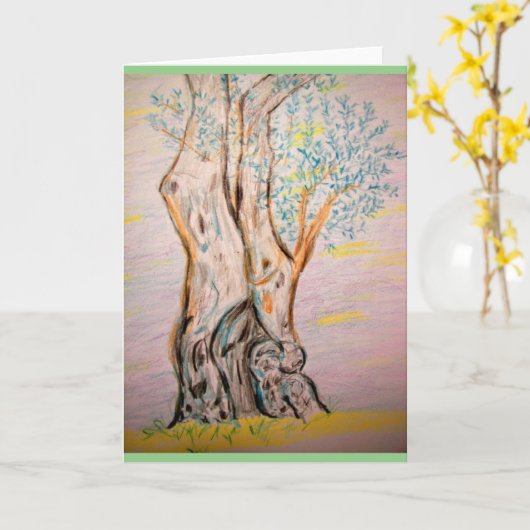 Carte Olive Tree (Fleur jaune)