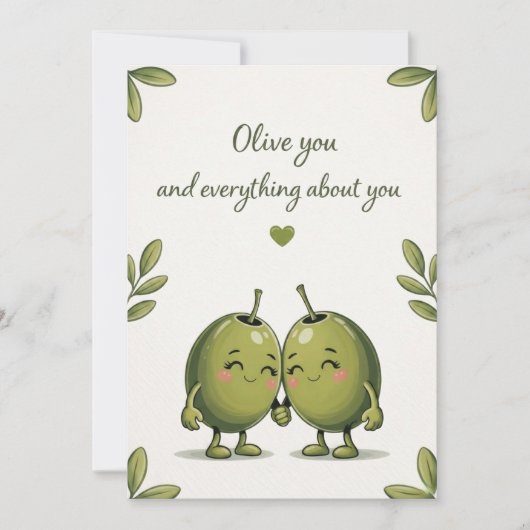 Carte Olive You (Devant)