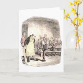 Carte Oliver Twist en demande plus (Fleur jaune)