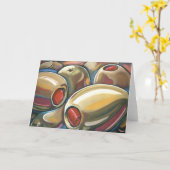 CARTE OLIVES (Fleur jaune)