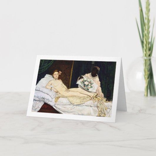 Carte Olympia, Edouard Manet, 1863 (Devant)