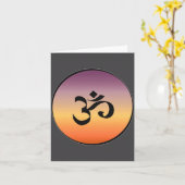 Carte Om Symbol _1  (Fleur jaune)