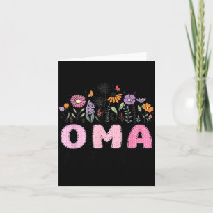 Carte Oma de La Petite Fleur Sauvage nk Fleuriste Annive