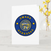 Carte Omaha Nébraska (Fleur jaune)